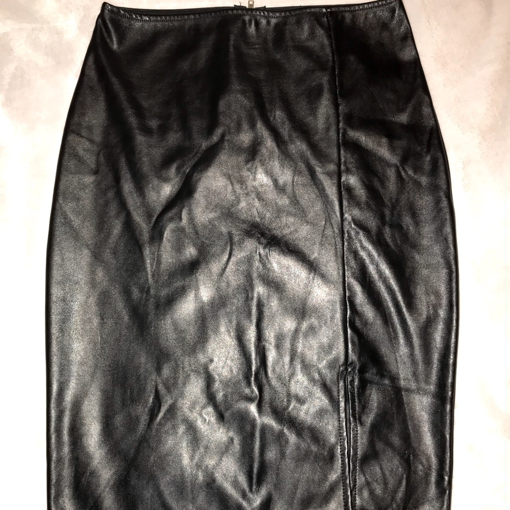 Charlotte Russe faux leather pencil skirt